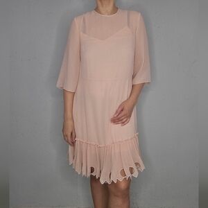 See by Chloe Double Dress Powder Pink sz 40